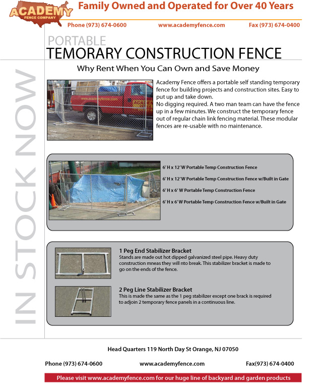 Temp Construction Fence